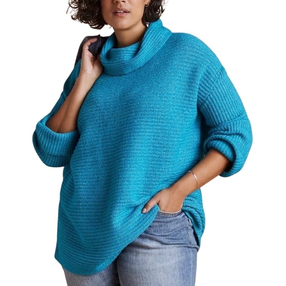 NWOT‎ Anthropologie PILCRO Cowl Neck Sweater Tunic. Size Small